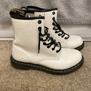 Dr. Marten 1460 White Boots